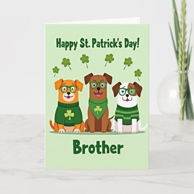 Striped Sweater Brother Card (Front)
