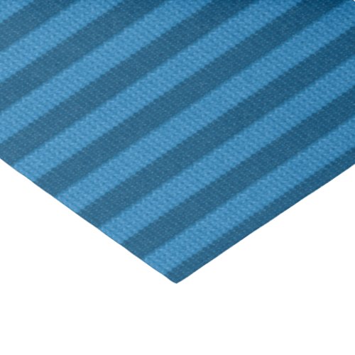 Striped Sweater Knit _ Seaside Blue Knitting Look Tissue Paper