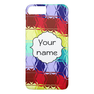 Striped textured glass iPhone 8 plus/7 plus case