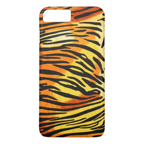 Striped Tiger Fur Print Pattern iPhone 8 Plus7 Plus Case
