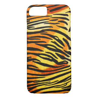 Striped Tiger Fur Print Pattern iPhone 8/7 Case