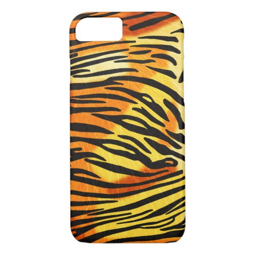 Striped Tiger Fur Print Pattern iPhone 87 Case