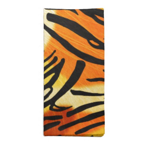 Striped Tiger Fur Print Pattern Napkin