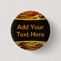 Striped Tiger Fur Print Pattern Personalized