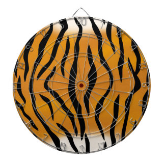 Striped Tiger Pattern Dart Board