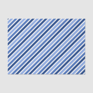 Striped Tissue Paper:Blue And White Stripes Paper