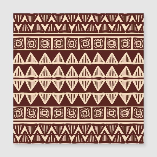 Striped Tribal: Ornamental Artwork. (Front)