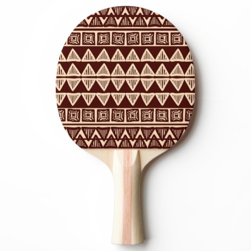 Striped Tribal: Ornamental Artwork. Ping Pong Paddle