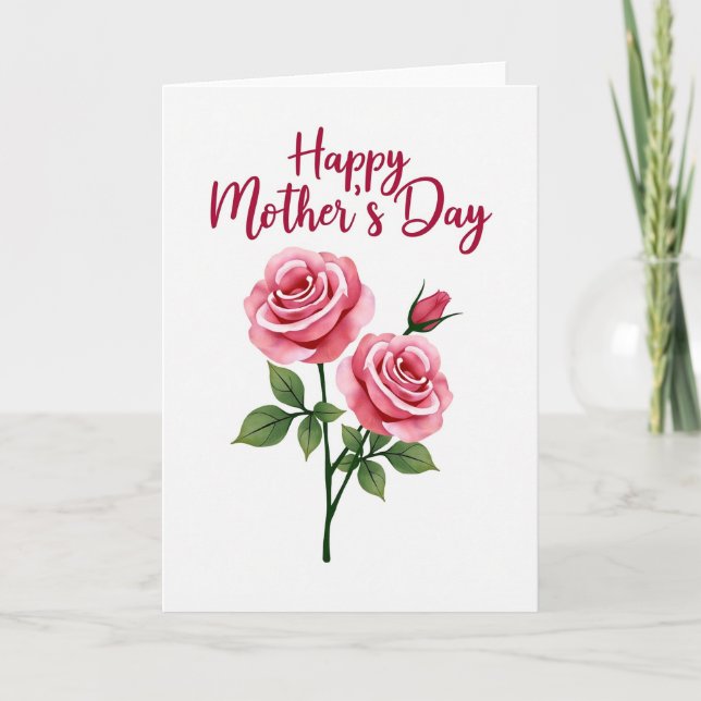 Striped Warmest Regards Card (Front)