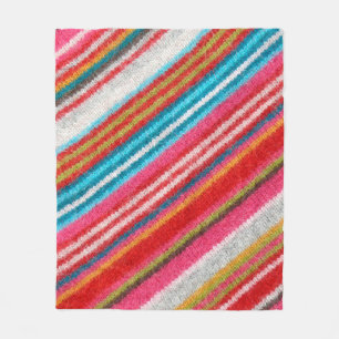 Striped woolen fabric. More fabrics in my port. Fleece Blanket