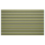 Striped Yellow and Black Custom Fabric