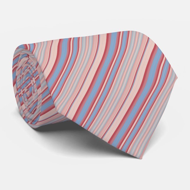 Stripes 310515 (12) neck tie (Rolled)