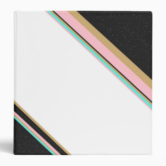 Stripes 3 Ring Binder