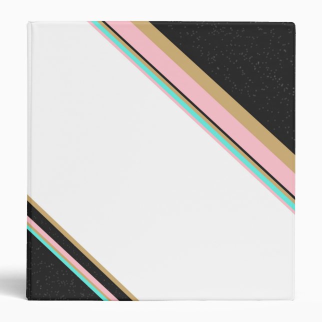 Stripes 3 Ring Binder (Front)
