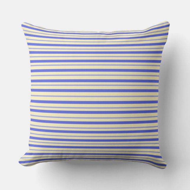 stripes abstract art throw pillow (Front)