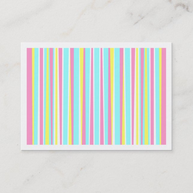 Stripes abstract business card (Front)
