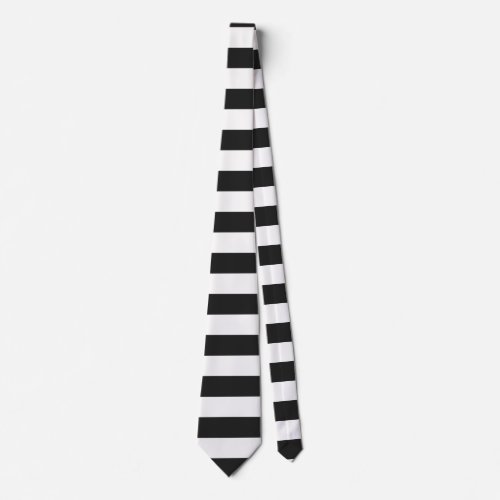 STRIPES adjustable black Tie