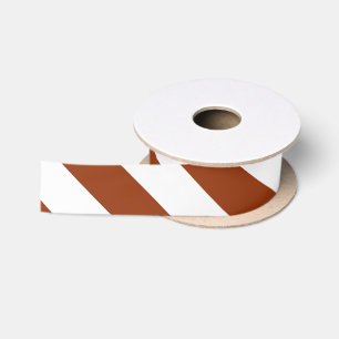 STRIPES adjustable Brown Satin Ribbon