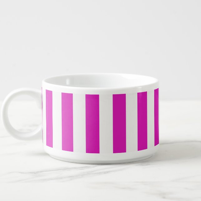 STRIPES adjustable Pink Bowl (Right)
