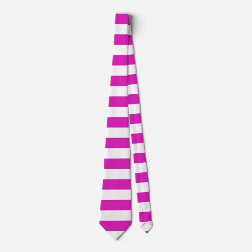 STRIPES adjustable pink Neck Tie
