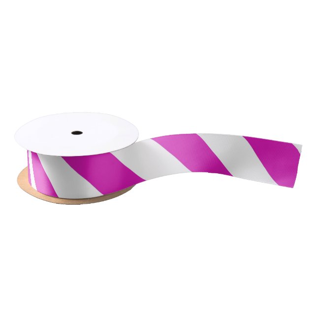 STRIPES adjustable Pink Satin Ribbon (Spool)