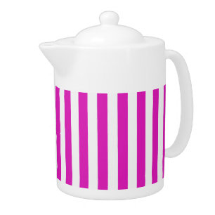 STRIPES adjustable Pink Teapot