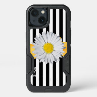 Stripes and Daisy Otterbox Samsung S6 Case