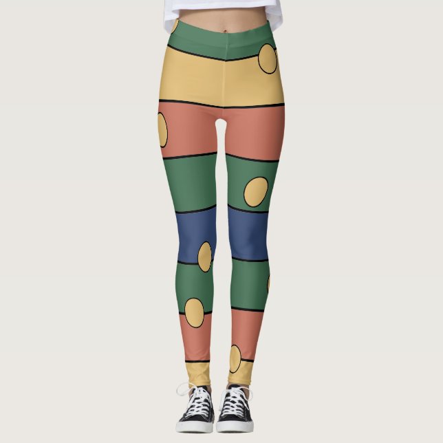 stripes and dots leggings (Front)