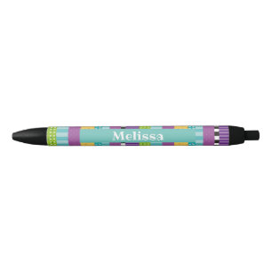 Stripes and Dots Personalized Pen