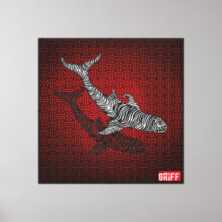 Stripes and pipes  canvas print