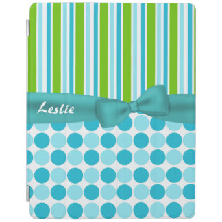 Stripes and Polka Dots Custom iPad Cover