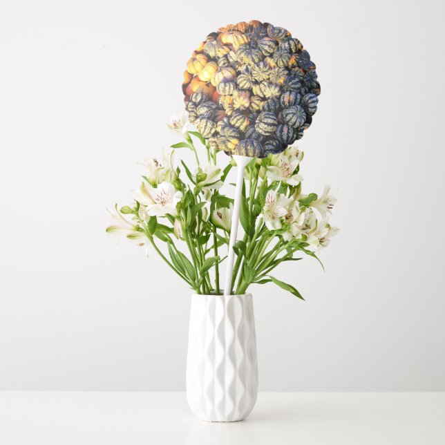 Stripes And Pumpkins  Balloon (Vase)