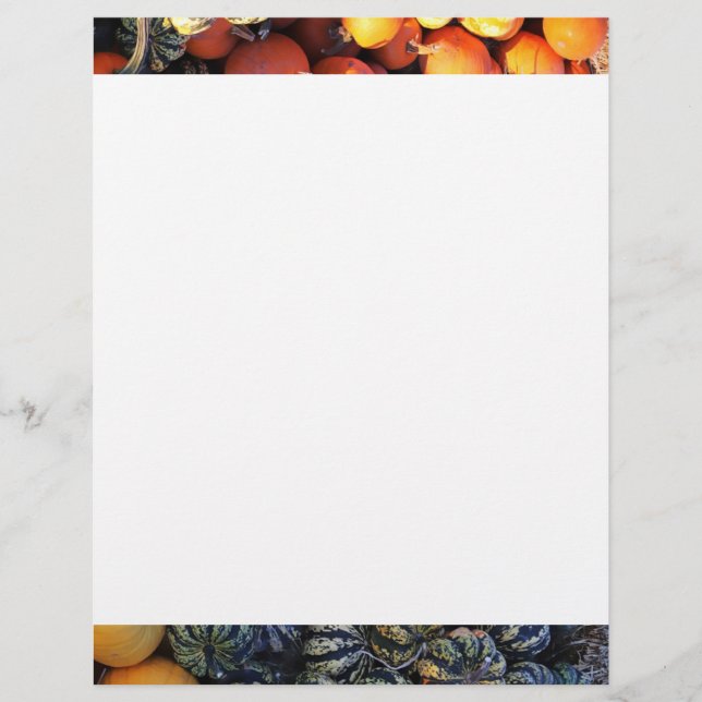 Stripes And Pumpkins  Letterhead (Front)