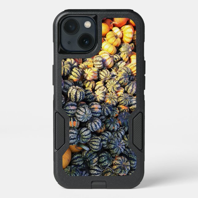 Stripes And Pumpkins  Otterbox iPhone Case (Back)