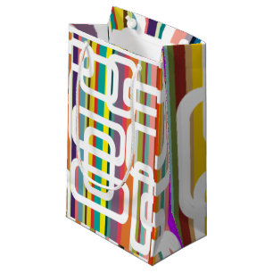 Stripes and Rectangles Small Gift Bag