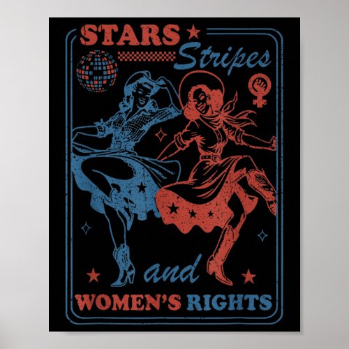 Stripes And Reproductive Rights 4th Of July Women Poster