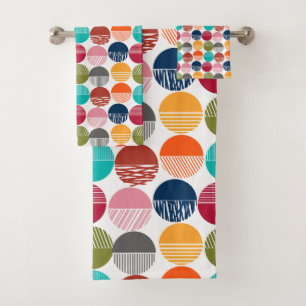 Stripes and Solids  Bath Towel Set