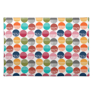 Stripes and Solids  Cloth Placemat