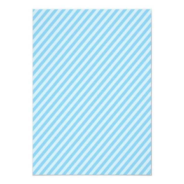 Stripes Baby Boy Shower Polka Dots Ribbon Invitation