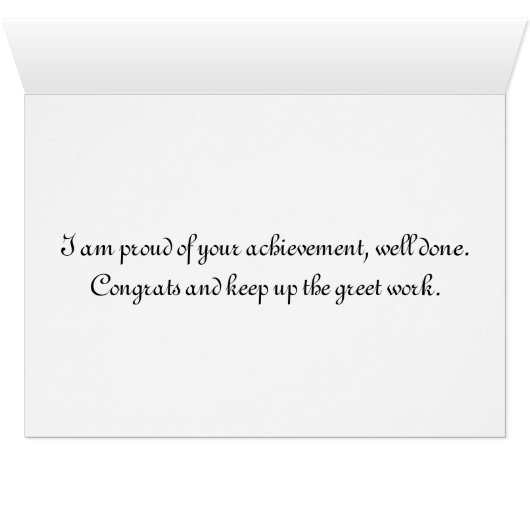 Stripes Badge Congratulation (Inside Horizontal (Bottom))