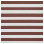 Stripes Bark Brown Fabric