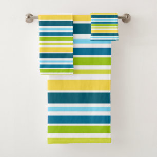 Stripes Bath Towel Set