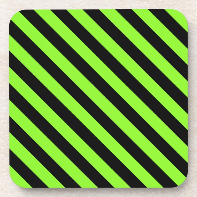 Stripes Beverage Coaster (Front)