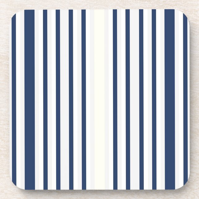 Stripes Beverage Coaster (Front)