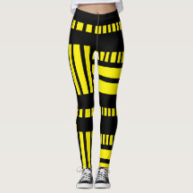 Stripes.Black White 01 B Yellow BG