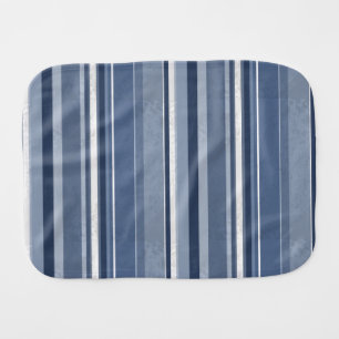 Stripes Blue Baby Burp Cloth