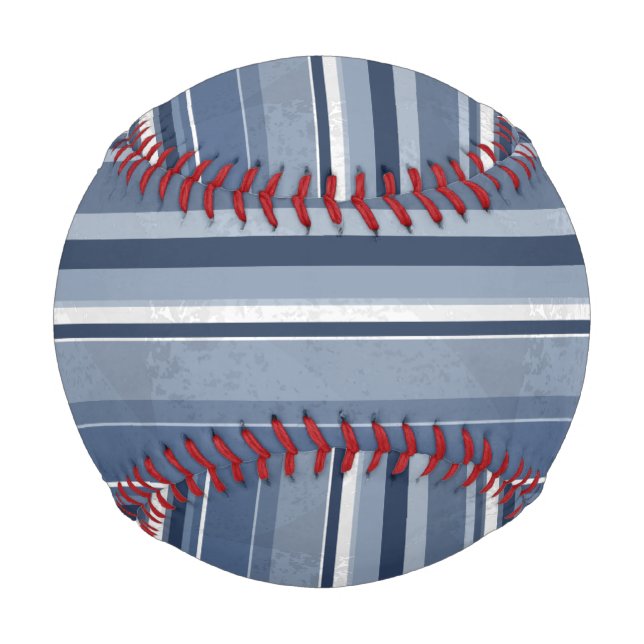 Stripes Blue Baseball (Back)