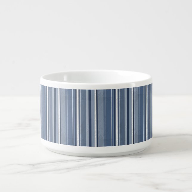 Stripes Blue Bowl (Center)