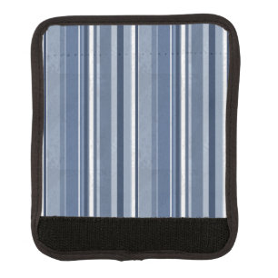 Stripes Blue Luggage Handle Wrap