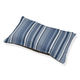 Stripes Blue Pet Bed